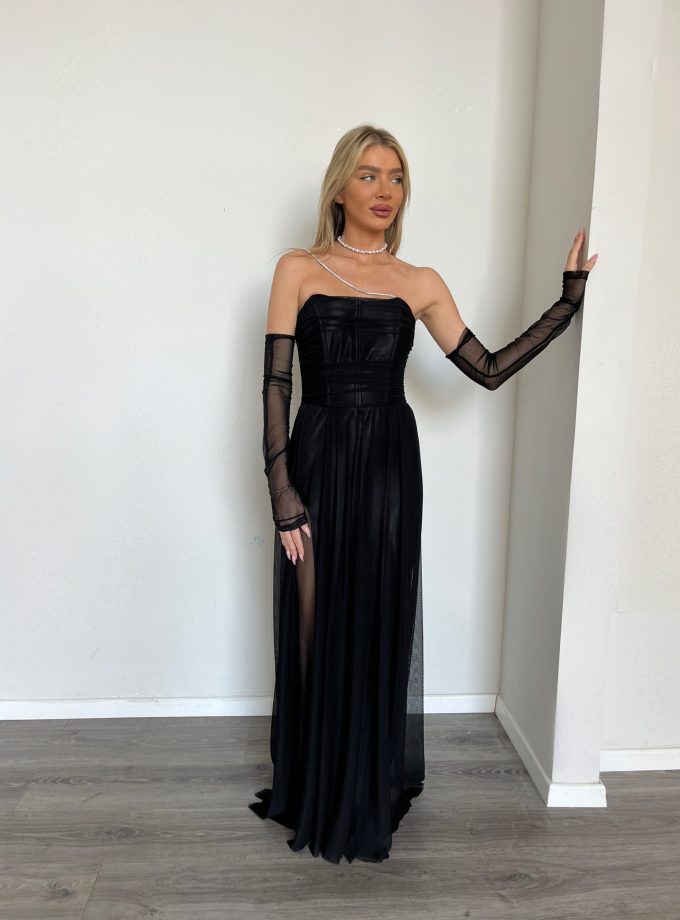 שמלת ערב סידני שחור