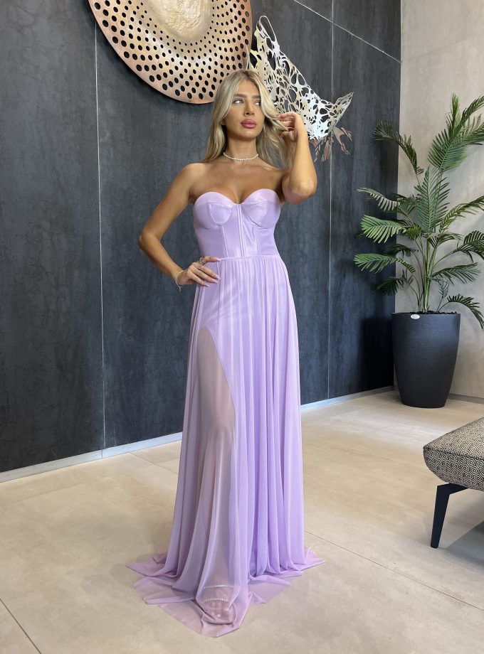 שמלת גלוס סגול