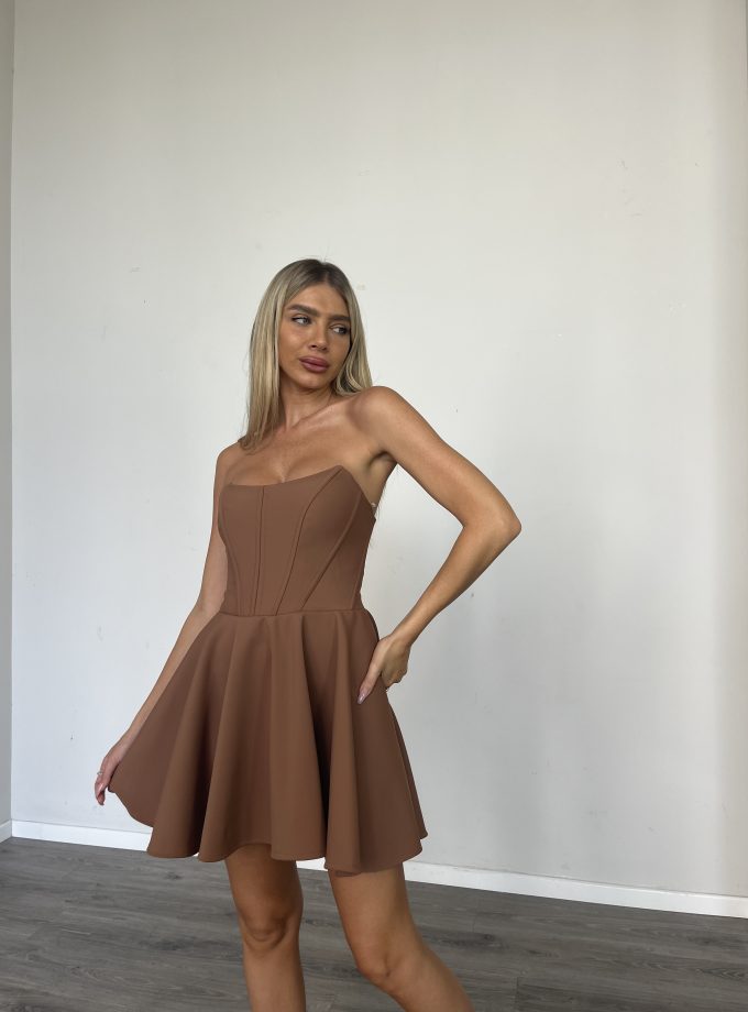 שמלת ערב מירן חום