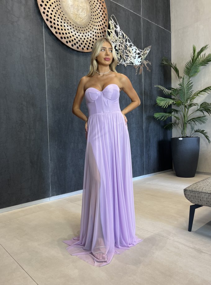 שמלת גלוס סגול