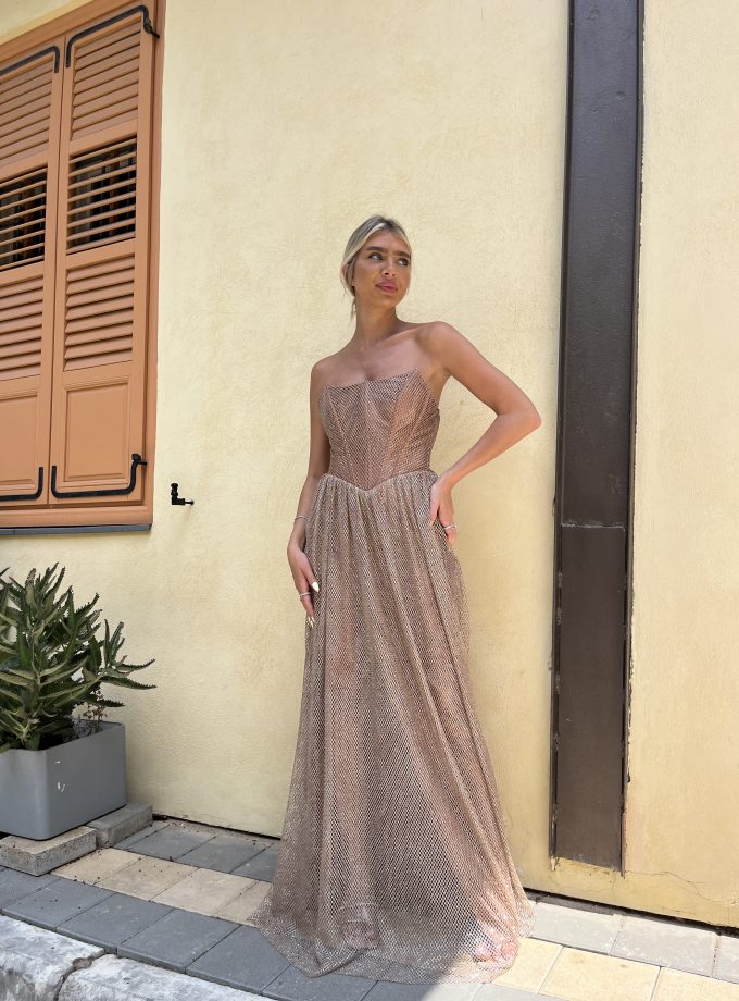 שמלת ערב טליה רוז גולד