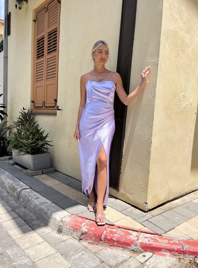 שמלת ערב נועה סגול לילך