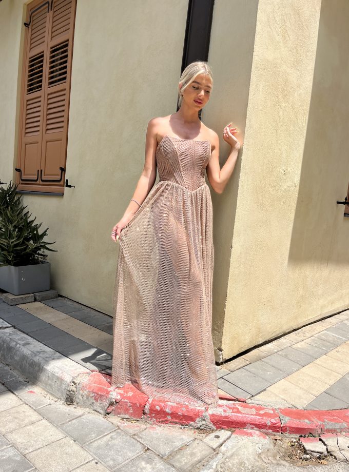 שמלת ערב טליה רוז גולד