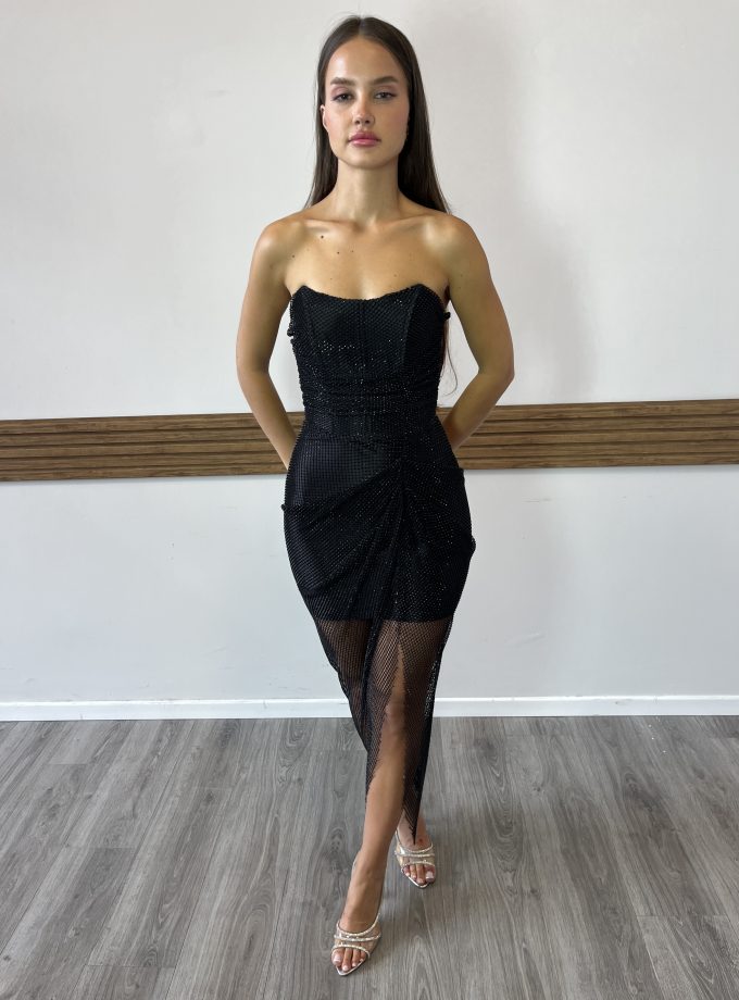 שמלת ערב לינדה שחור