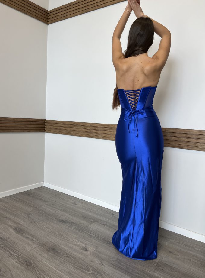 שמלת ערב יסמין כחול רויאל