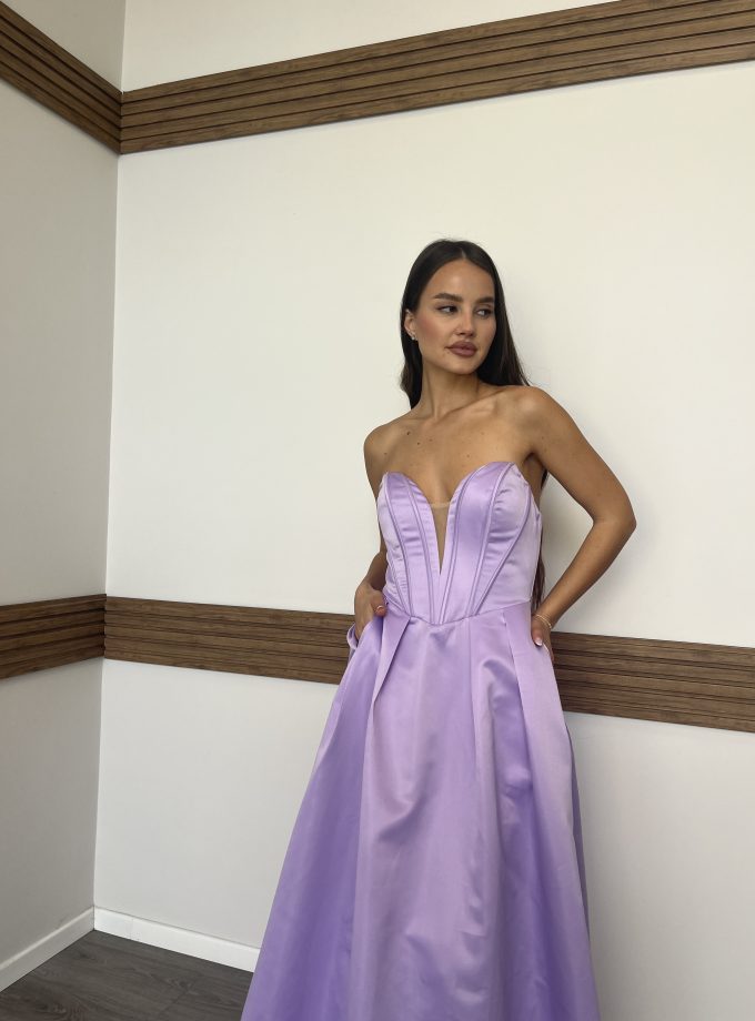 שמלת ערב מיאמי סגול