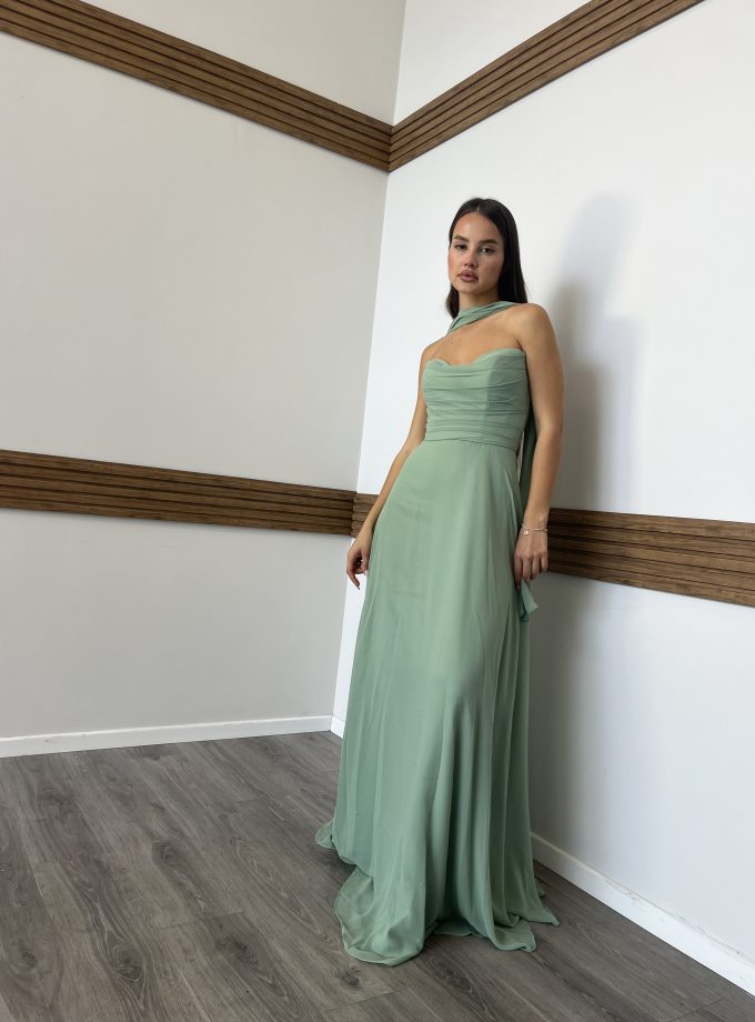 שמלת ערב אפריל מנטה