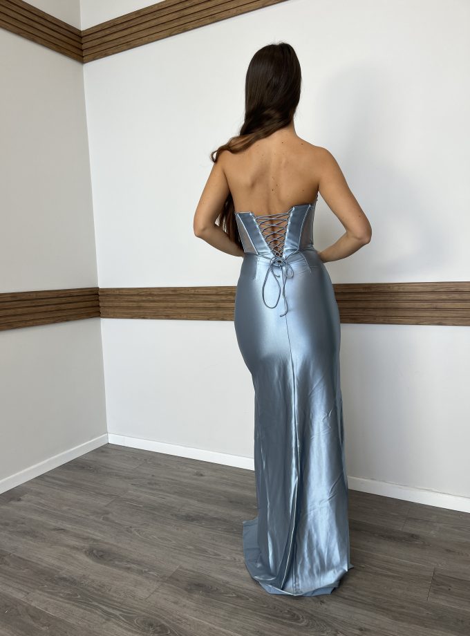 שמלת ערב יסמין תכלת