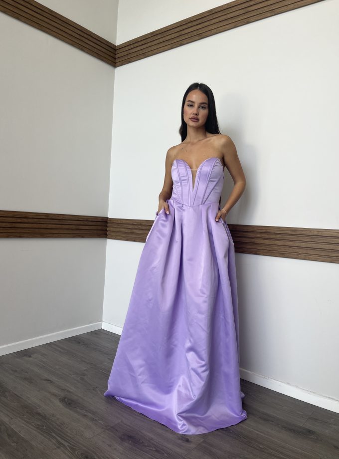 שמלת ערב מיאמי סגול