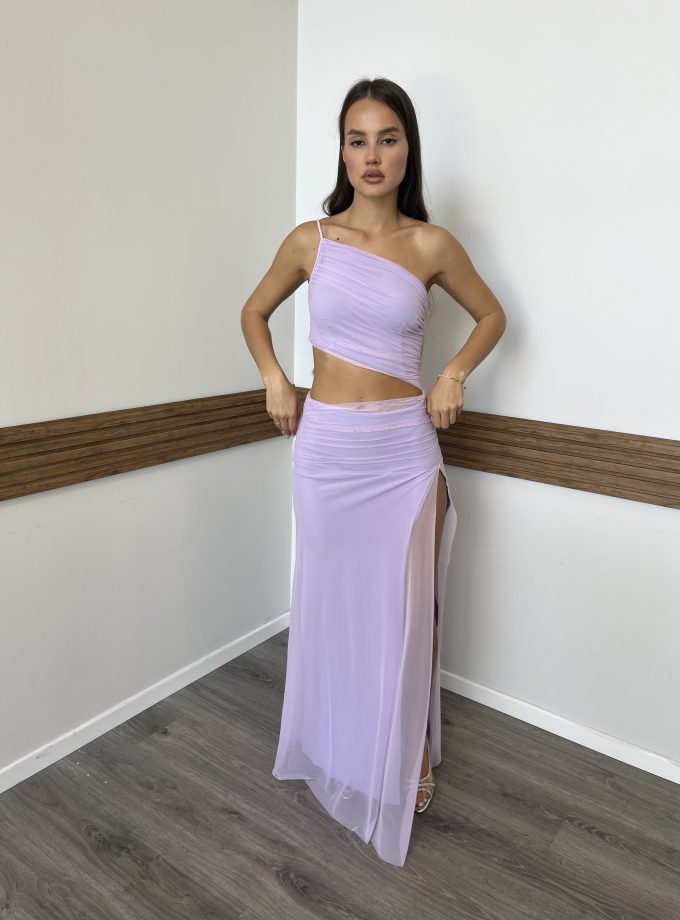 שמלת ערב מילאן סגול