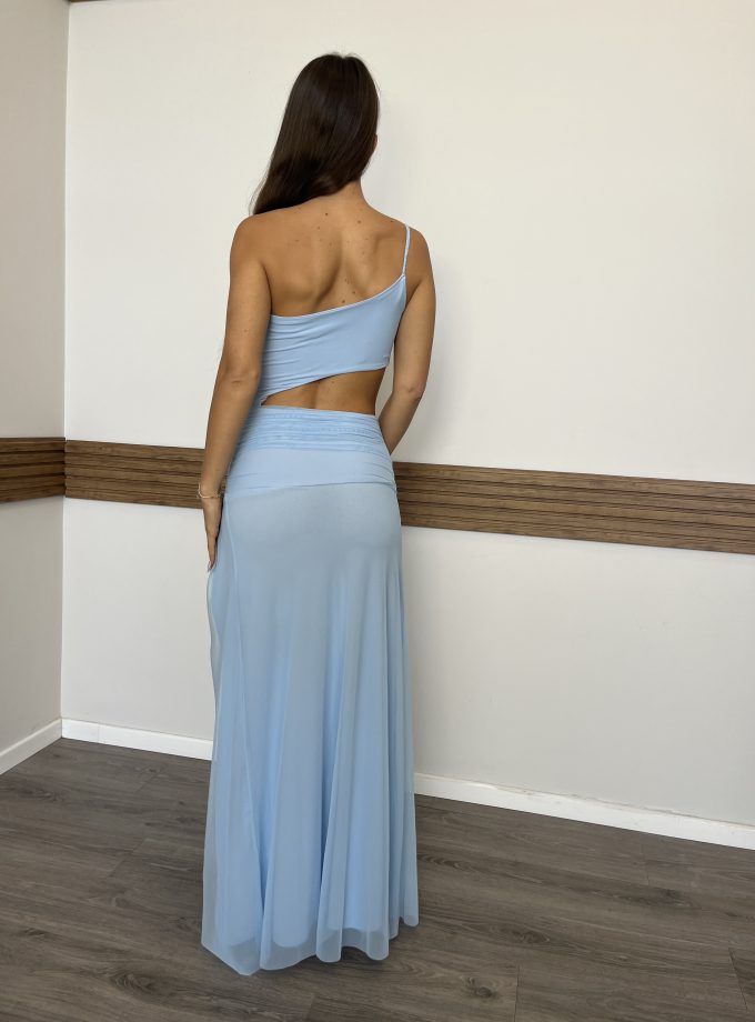 שמלת ערב מילאן תכלת