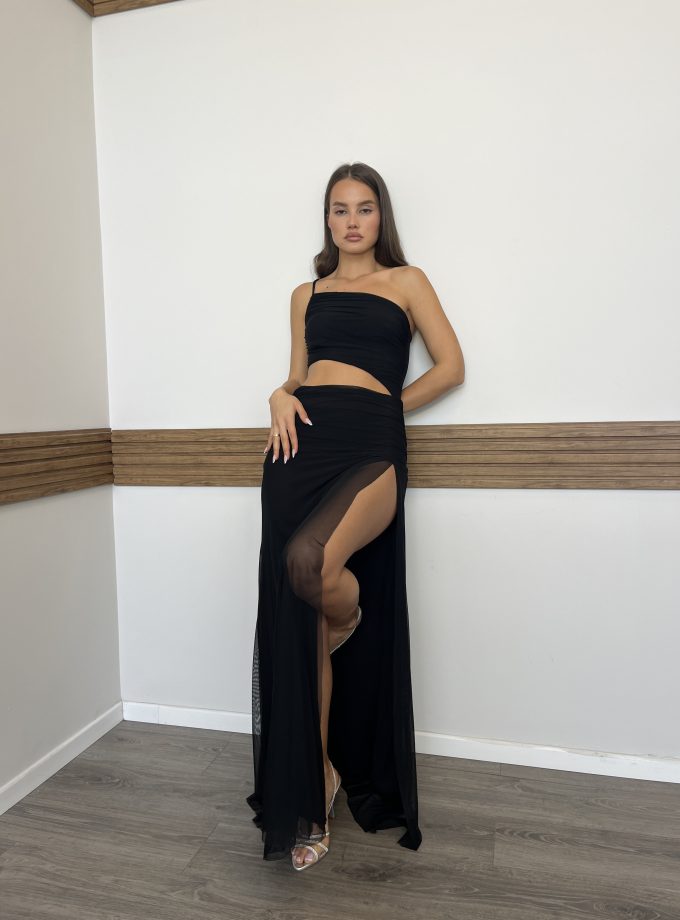 שמלת ערב מילאן שחור