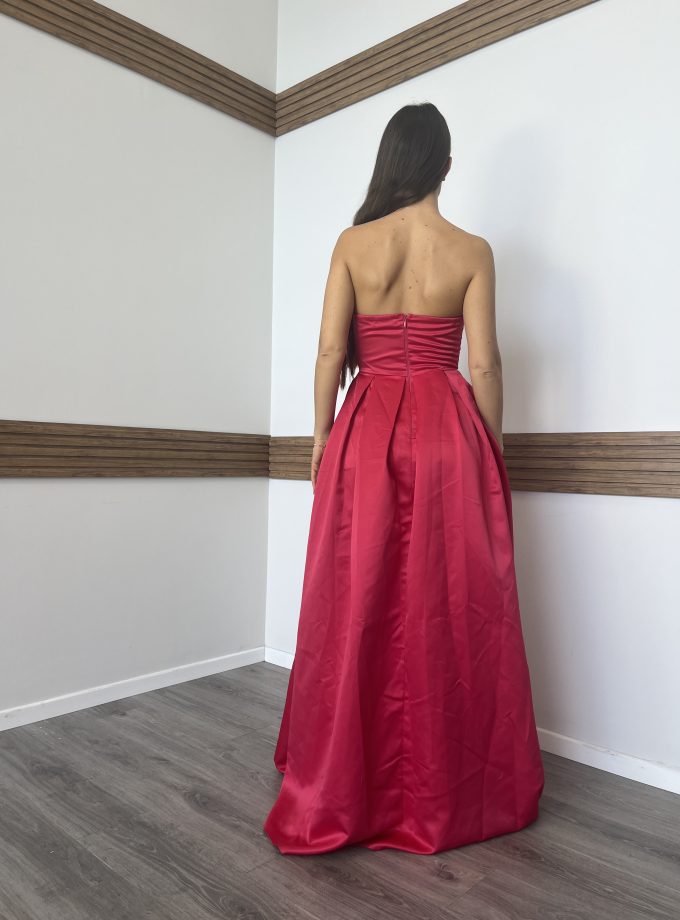 שמלת ערב מיאמי אדום קורל