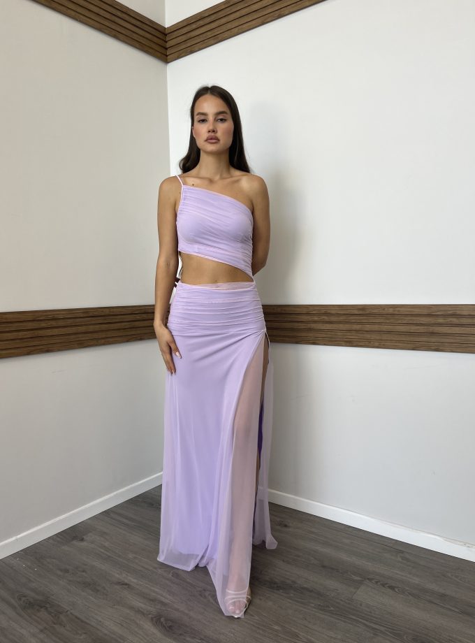 שמלת ערב מילאן סגול