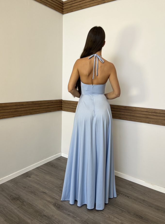 שמלת ערב הילטון תכלת