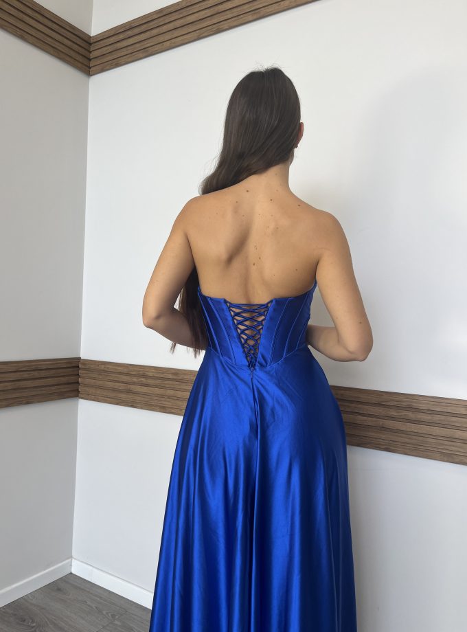 שמלת ברטה כחול רויאל