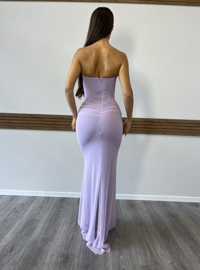 שמלת ערב לארה סגול לילך