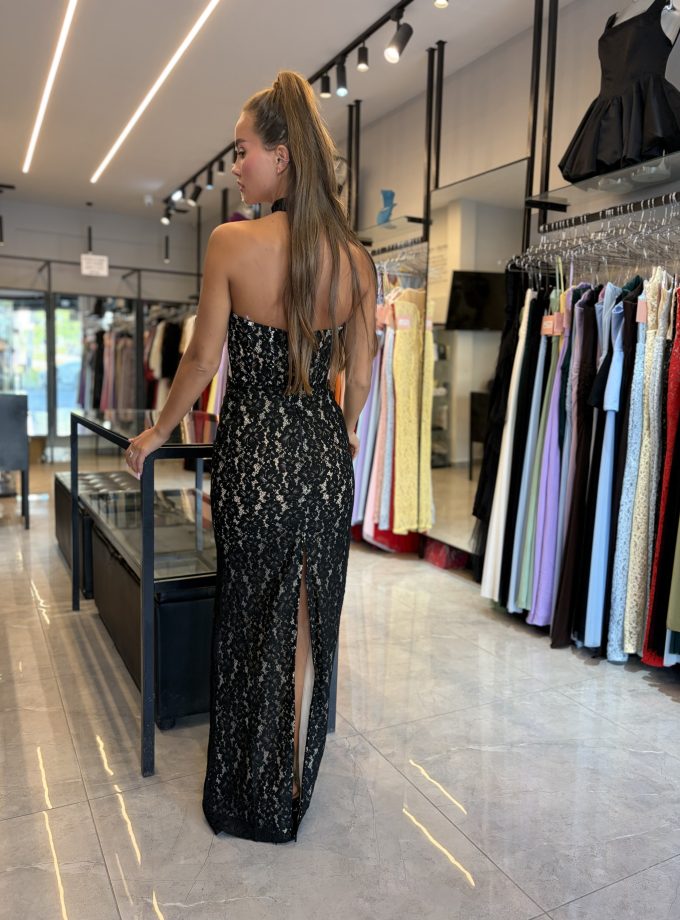 שמלת מונאקו מקסי שחור