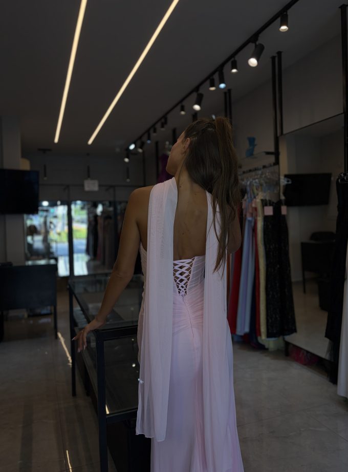 שמלת ערב לידור ורוד