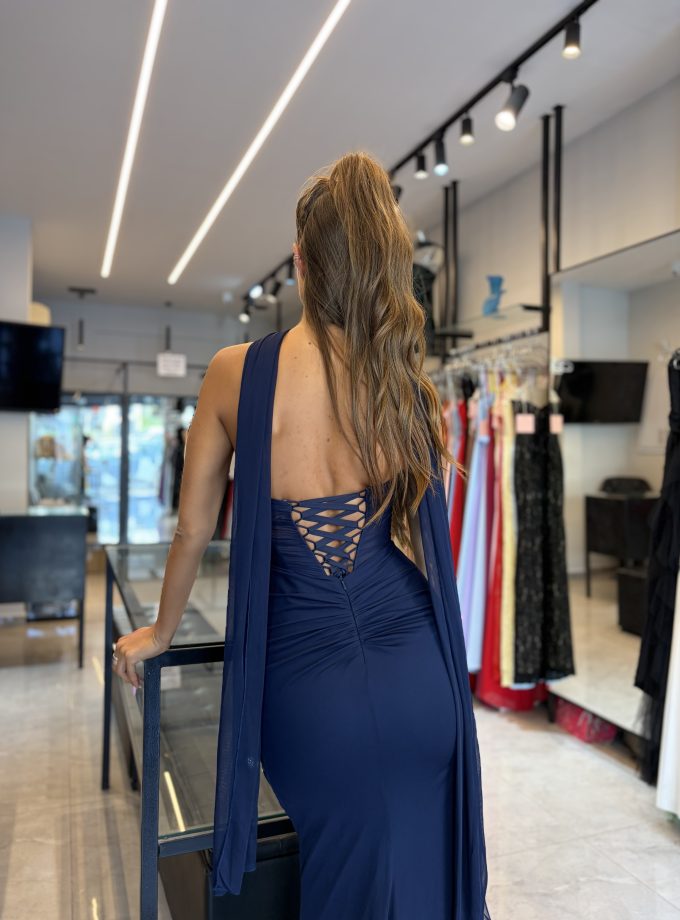 שמלת ערב לידור כחול נייבי