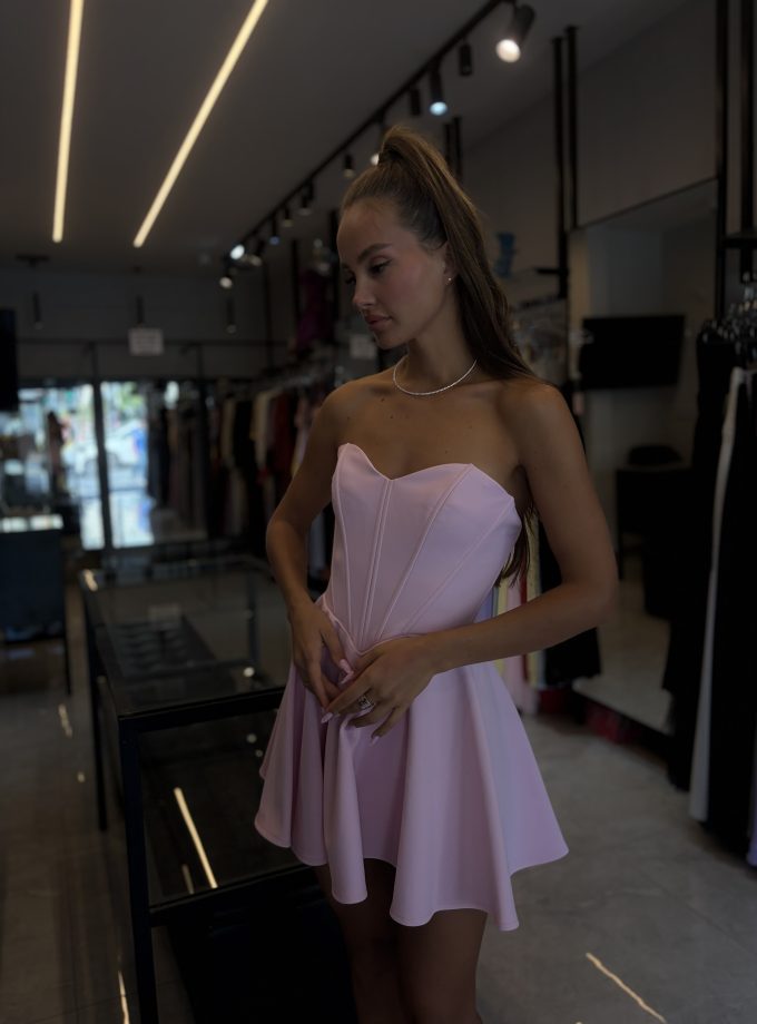 שמלת ערב עמליה ורוד